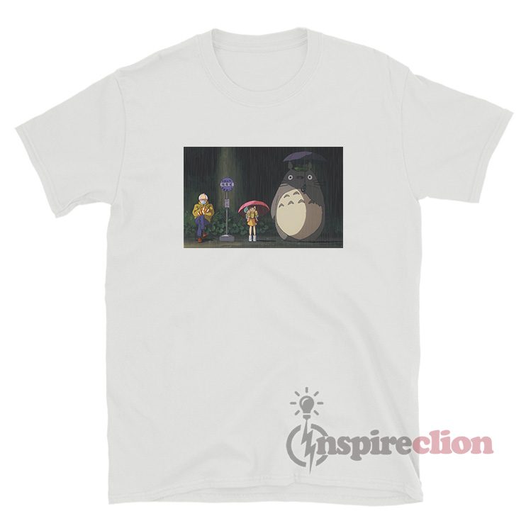 Bernie Sanders My Neighbor Totoro Bus Stop Meme T-Shirt
