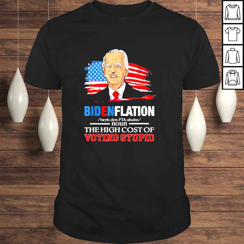 Biden BidenflationThe High Cost Of Voting Stupid 4th Of July Shirt