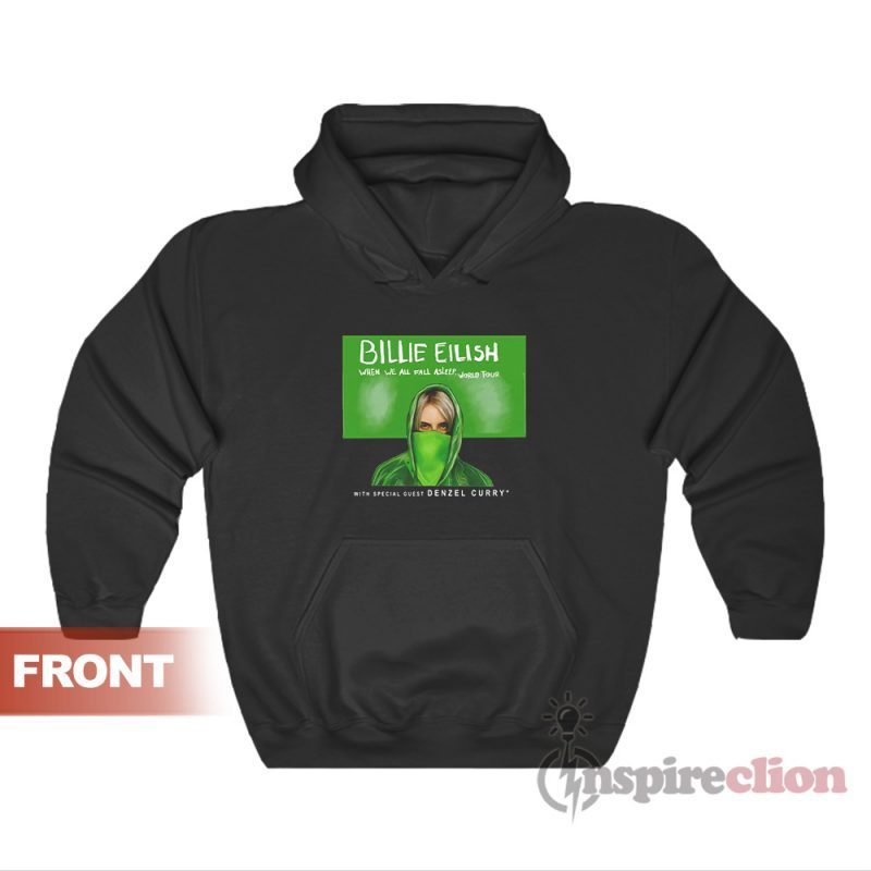 Billie Eilish World Tour 2019 With Special Guest Denzel Curry Hoodie