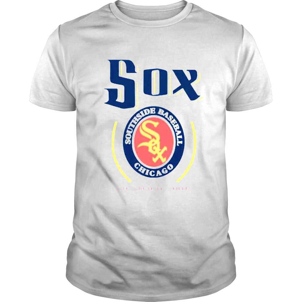 Brian Knights Raygunsite Sox south side baseball chicago tastes great less filling shirt