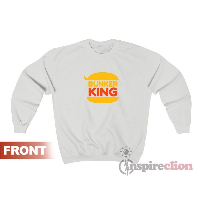 Bunker King Hamburger Sweatshirt For Women's Or Men's