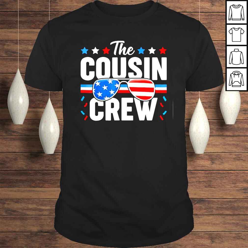 Cousin crew 4th of july patriotic American family matching shirt