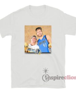Dallas Mavericks Mitchell & Ness Dirk & Mark Championship T-Shirt