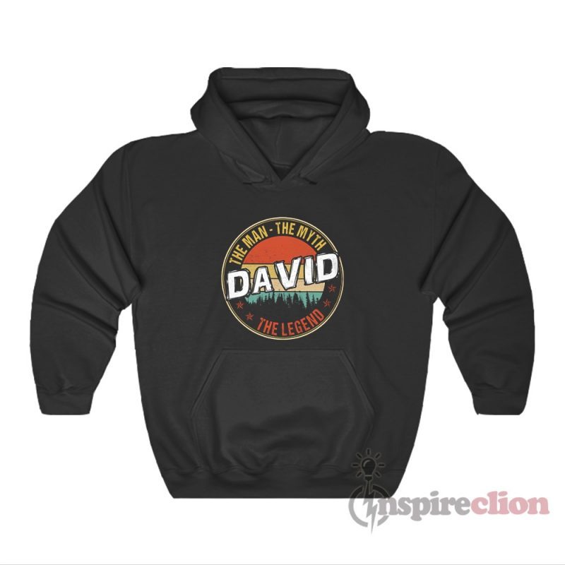 DAVID The Man The Myth The Legend Vintage Hoodie