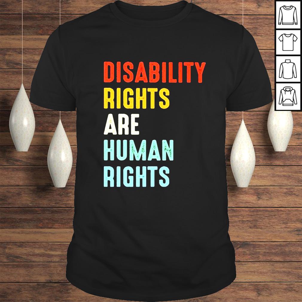 Disability Rights Are Human Rights vintage shirt