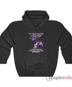 Dragon My Four Moods I Need Coffee I Need A Nap I Need A Vacation Hoodie
