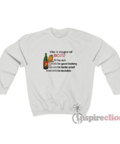 Garfield The 4 Stages Of Soju Sweatshirt