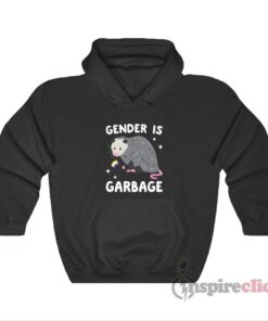 Gender Is Garbage Non-binary Opossum Hoodie