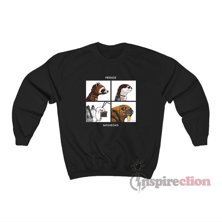 Guardians Of The Galaxy 3 Friendz Batch 89 Days Sweatshirt