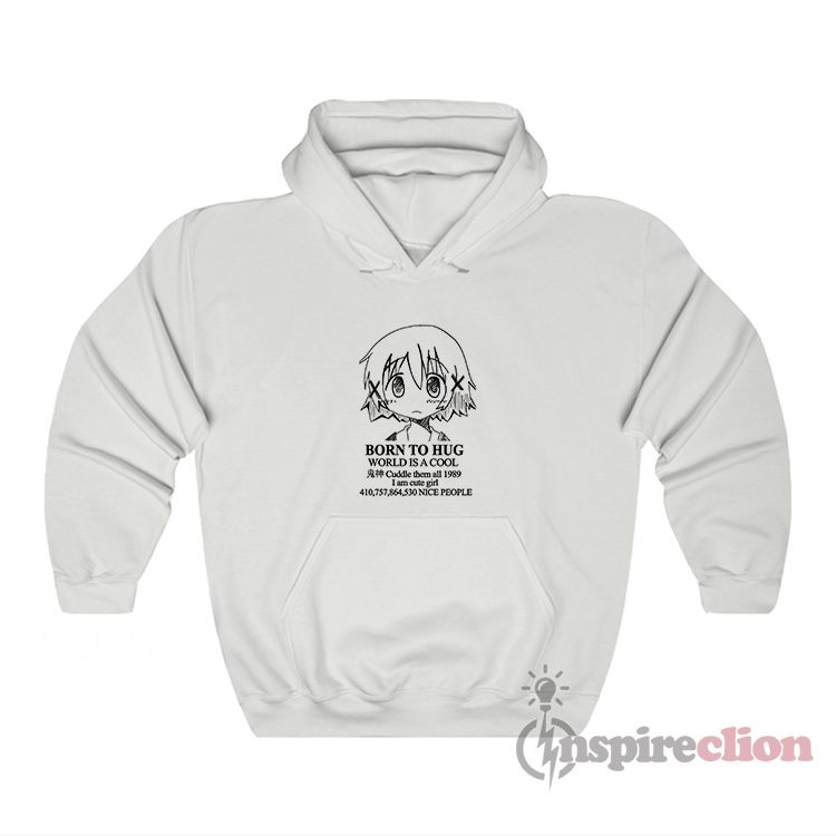 Hidamari Sketch Born To Hug World Is A Cool Hoodie