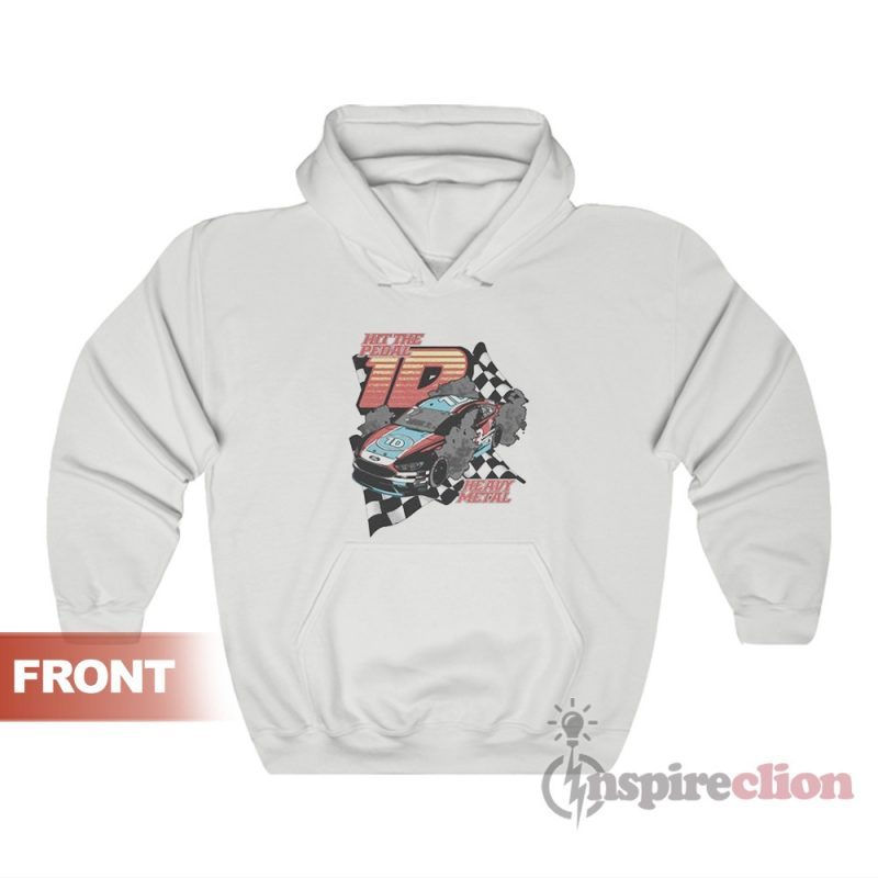 Hit The Pedal Heavy Metal Rock Me Race Car Hoodie
