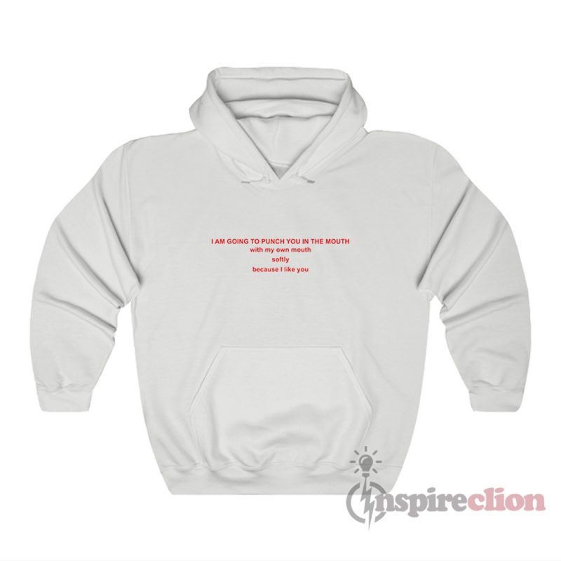 I Am Going To Punch You In The Mouth With My Own Mouth Hoodie