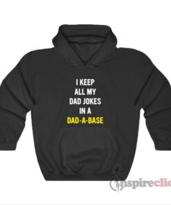 I Keep All My Dad Jokes In A Dad A Base Hoodie