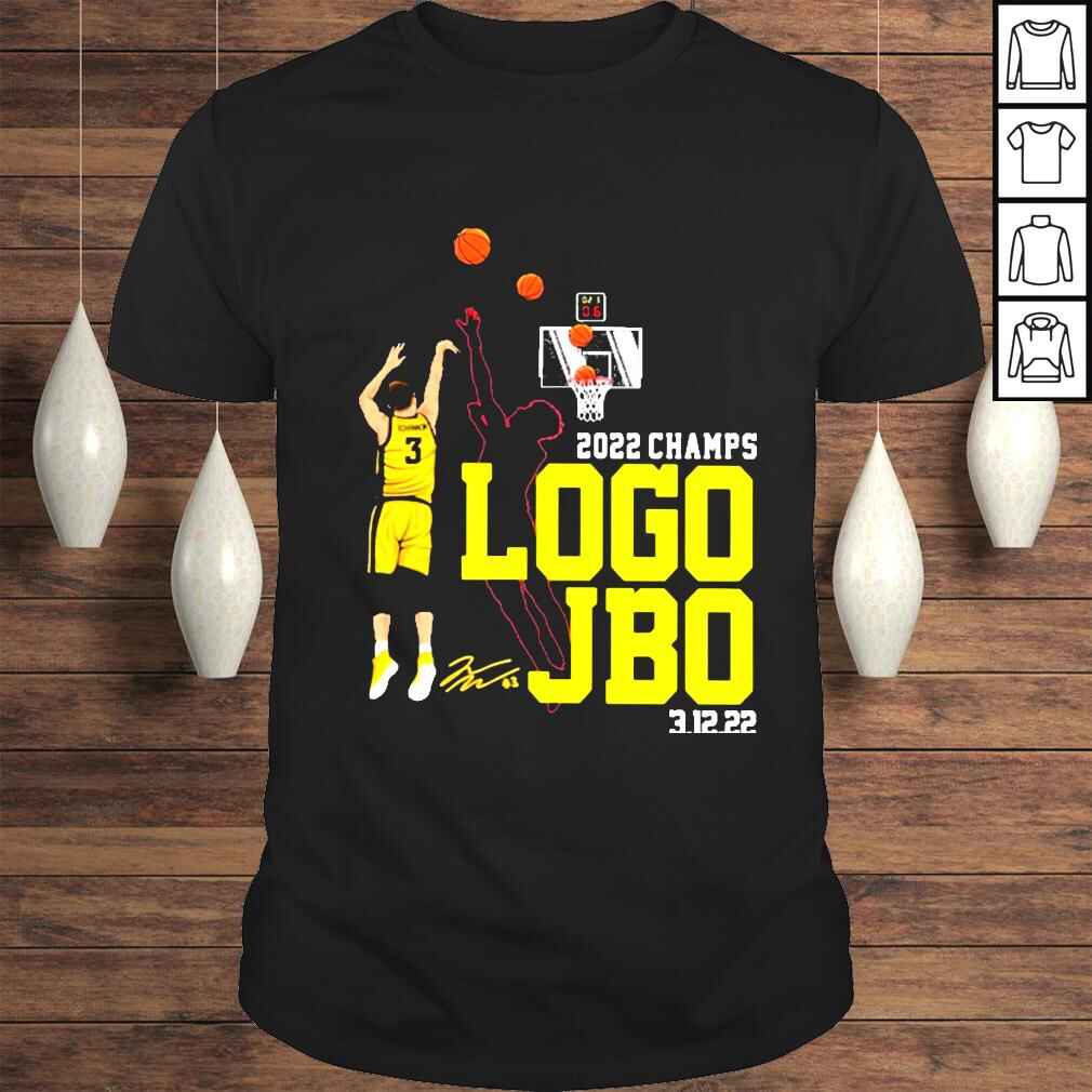 Jordan Bohannon Logo Jbo Bank Shot Shirt 2022 Champs shirt