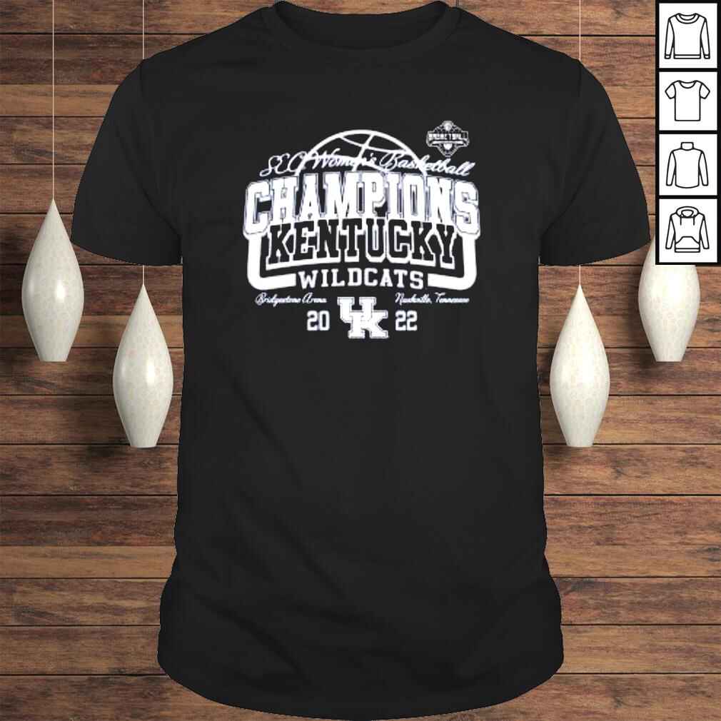 kentucky Wildcats Blue 84 022 Womens Basketball SEC Conference Champions Locker Room TShirt