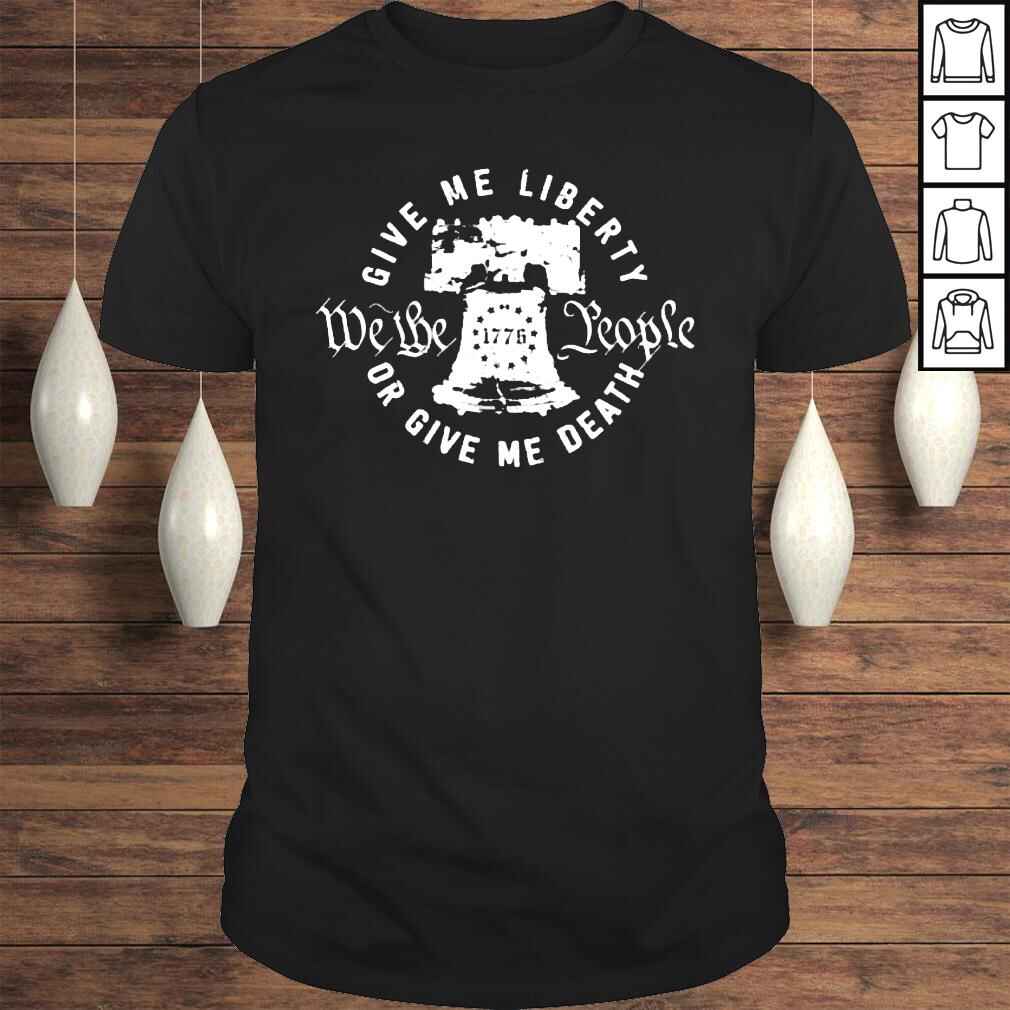 Liberty bell give me liberty or give me dead funny shirt