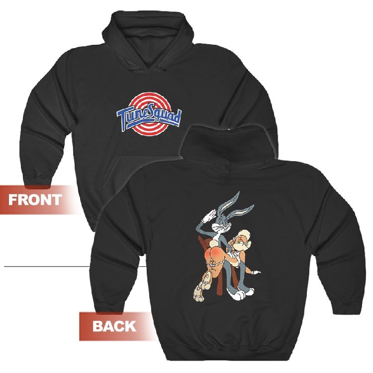 Looney Tunes Naughty Bugs Bunny And Lola Butt Slap Hoodie