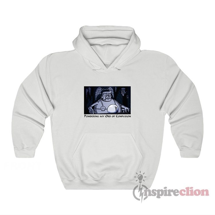 Mermaid Man And Barnacle Boy Pondering My Orb Of Confusion Hoodie