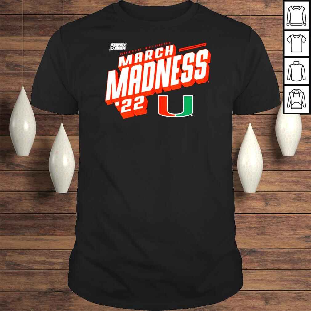 Miami Hurricanes 2022 NCAA Mens Basketball Tournament March Madness TShirt