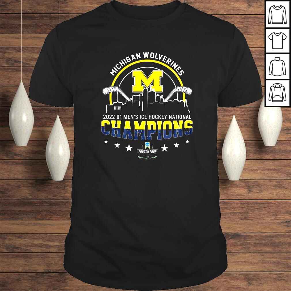 Michigan Wolverines 2021 D1 Mens Ice Hockey National Champions shirt