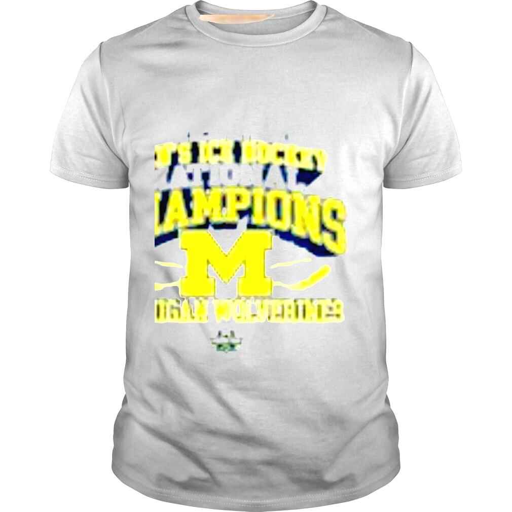 Michigan Wolverines NCAA Division I Mens Ice Hockey National Champions 2022 Shirt