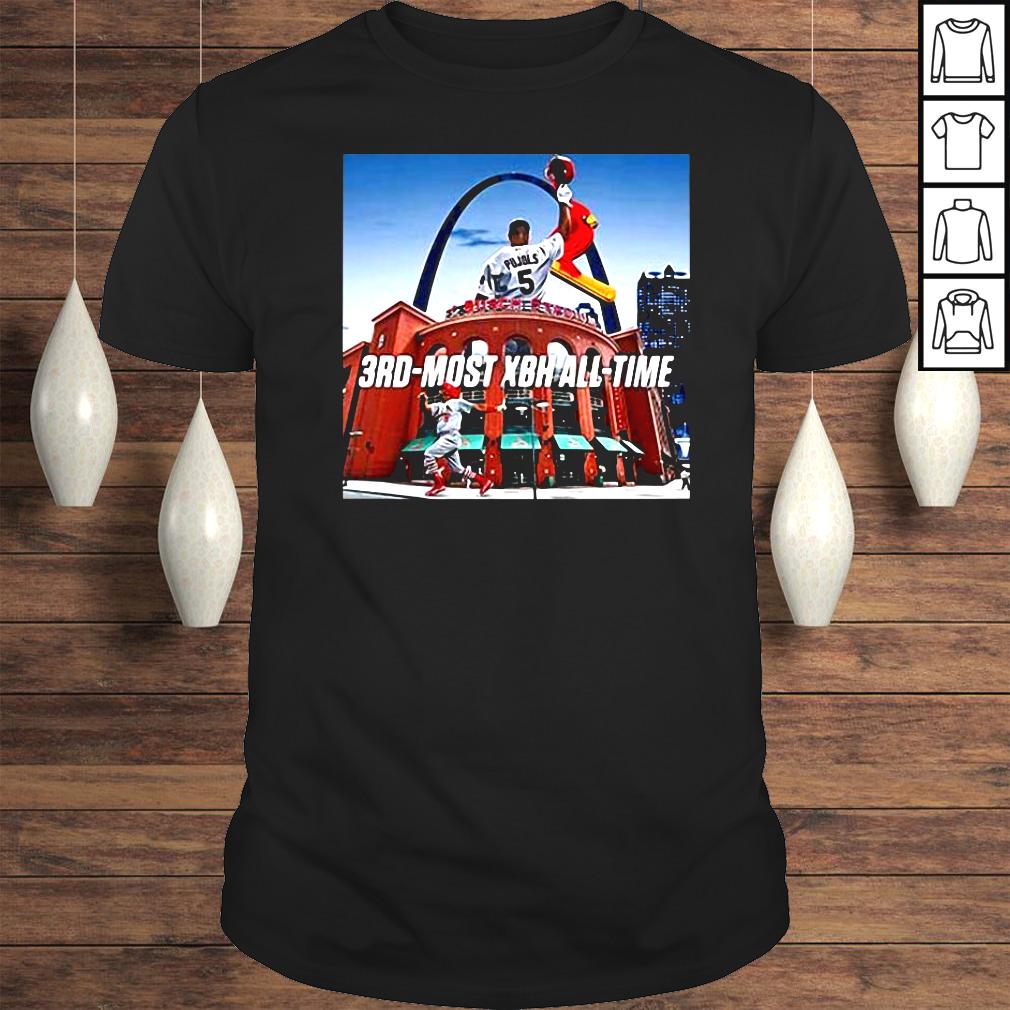 MLB St Louis Cardinals Albert Pujols 3Rd Most XBH All Time Shirt