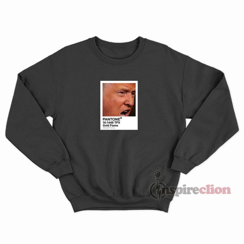 Pantone Color Donald Trump Parody Meme Sweatshirt Unisex