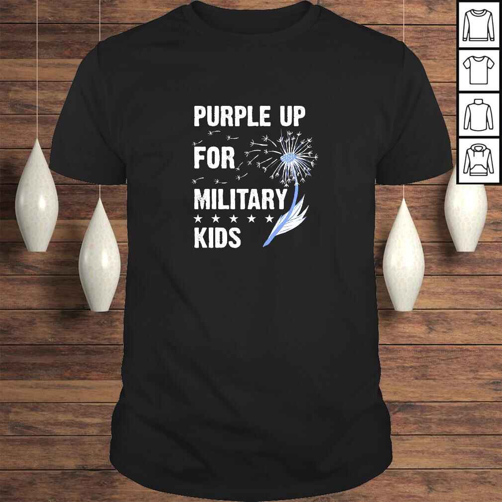 Purple Up For Military Kids Month Of The Military Child TShirt