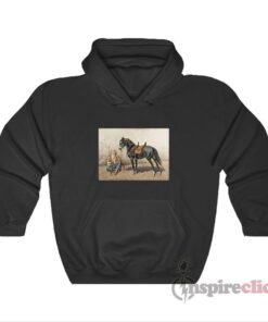 Resting Somborac And Horse Hoodie
