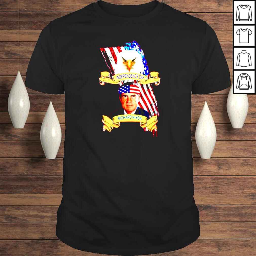 rICHARD NIXON 4th July calibrations Wear your tee with pride America flag shirt