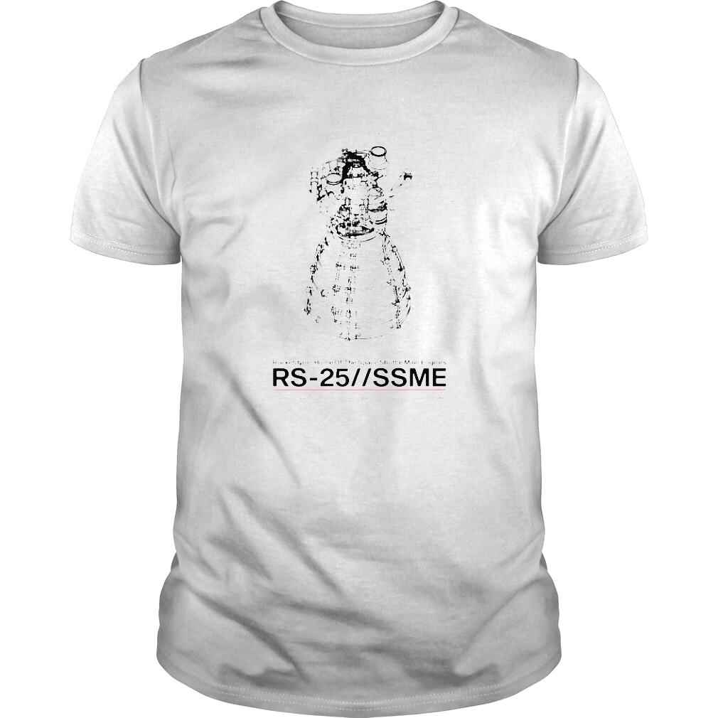 Rs25 SSME home of the space shuttle main engines shirt