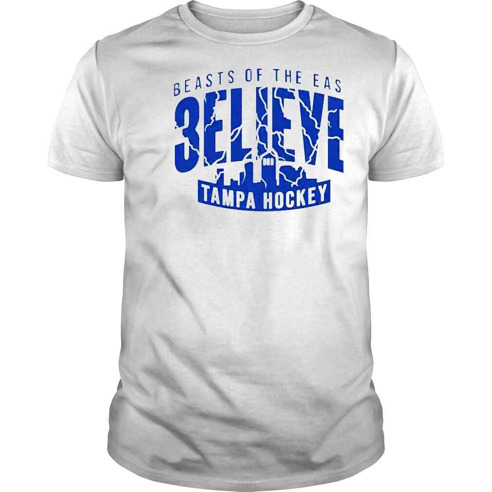 Tampa Bay Light Beasts of the east Believe 3elieve shirt