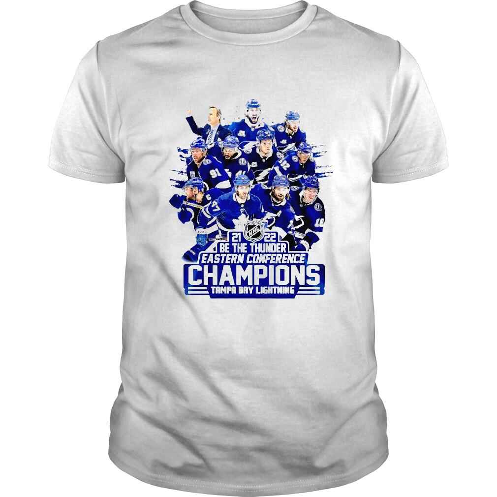 Tampa Bay Lightning 20212022 Be The Thunder Eastern Conference Champions shirt