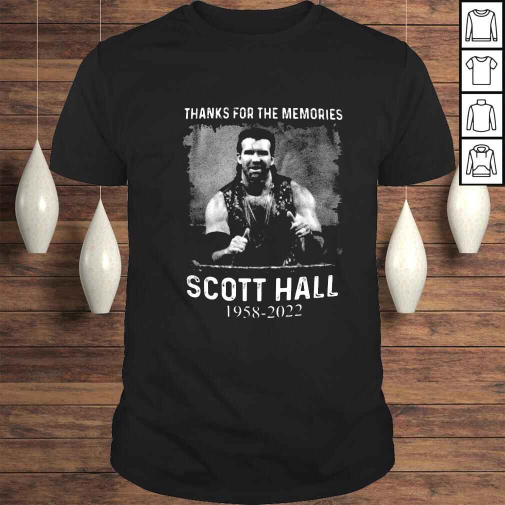 Thanks for the memories Scott Hall 19582022 shirt