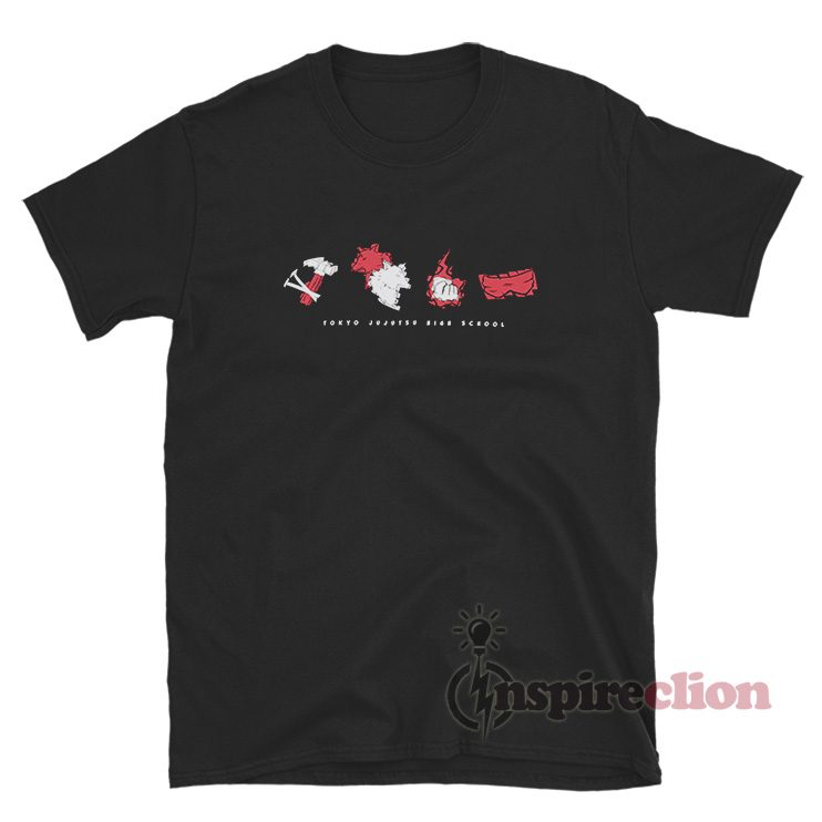 Tokyo Jujutsu High School Itadori Fushiguro Kugisaki Gojo T-Shirt
