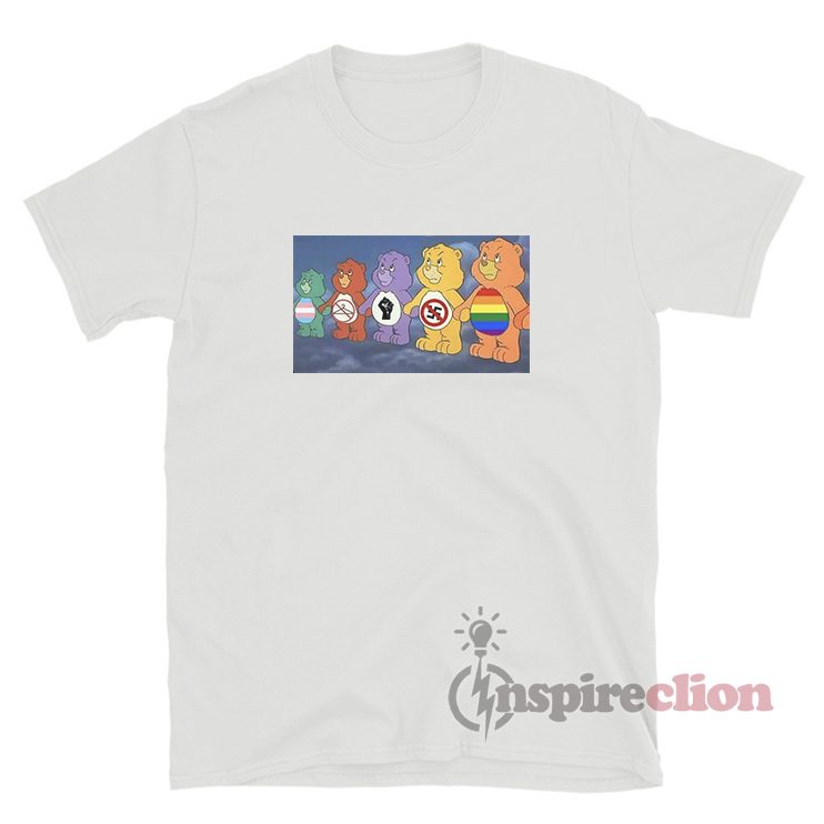 Trans Bear Pro Choice Bear Blm Bear Anti Nazi Bear Gay Bear T-Shirt