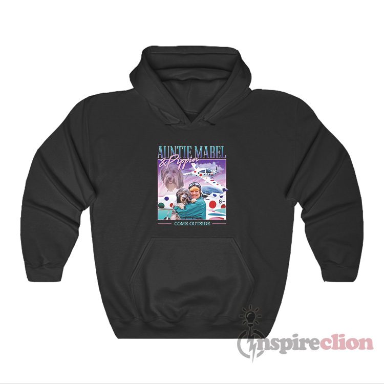 Vintage Homage Auntie Mabel And Pippin Come Outside Hoodie