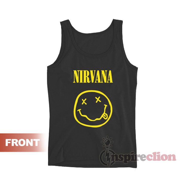 Vintage Nirvana Smiley Face Tank Top