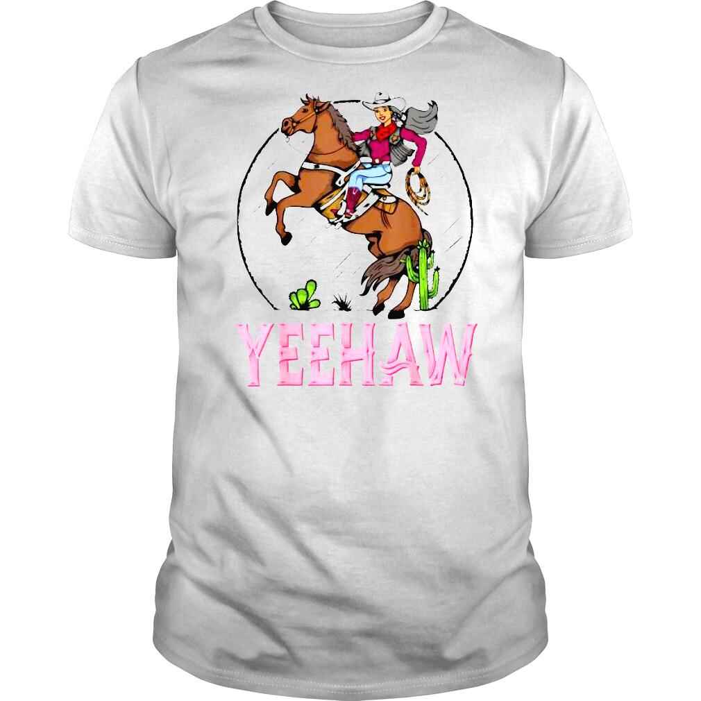 Vintage Yeehaw Howdy Rodeo Western Country Southern Cowgirl TShirt