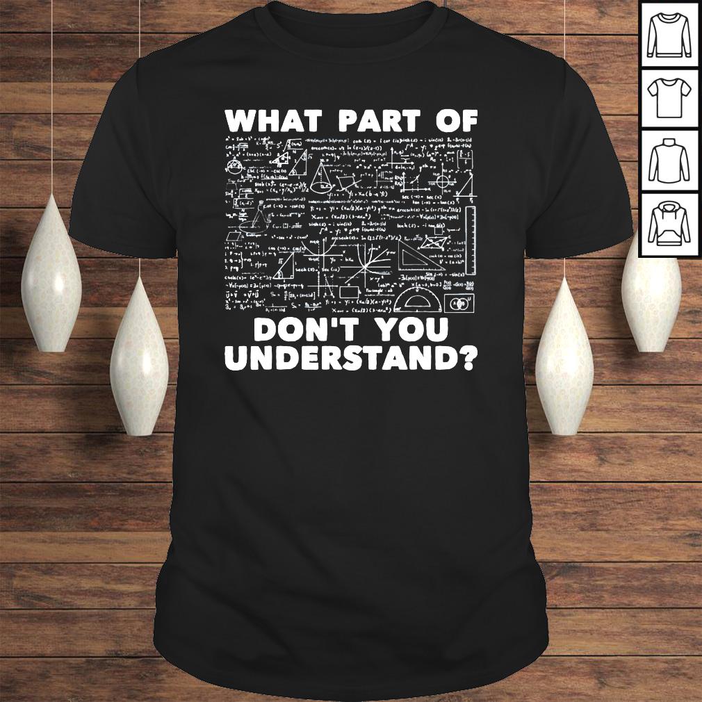 What part of dont you understand civil engineering bridge shirt