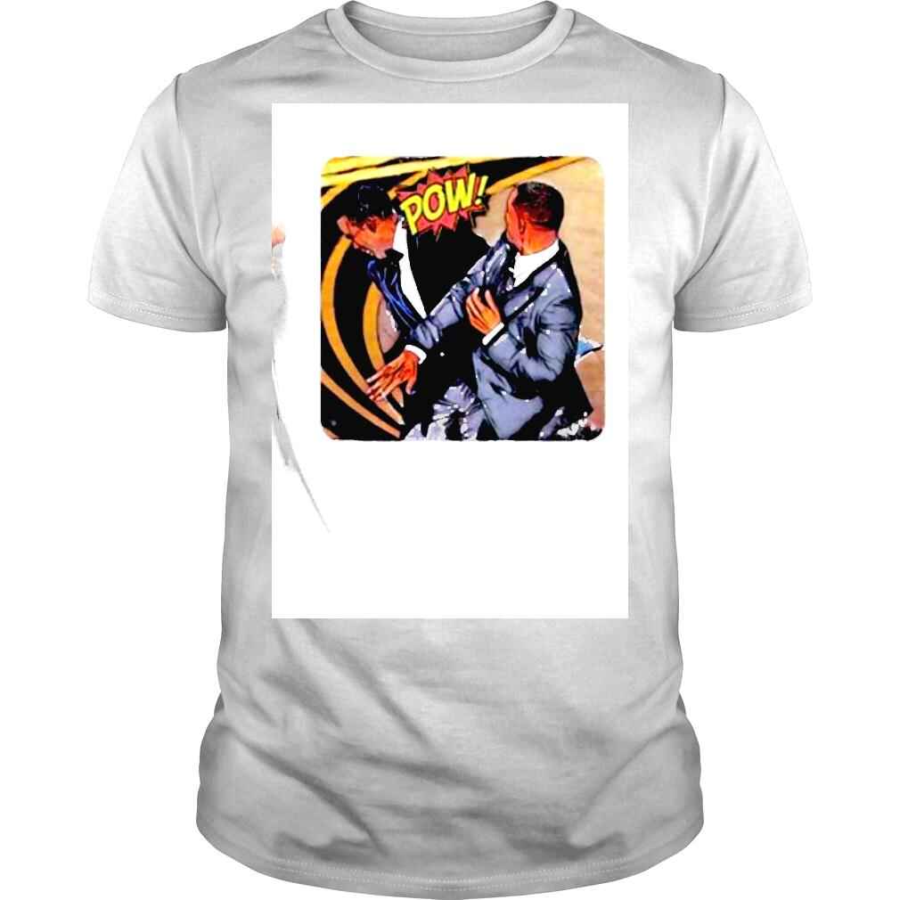 Will Smith Slap Chris Rock At Oscar 2022 pow shirt