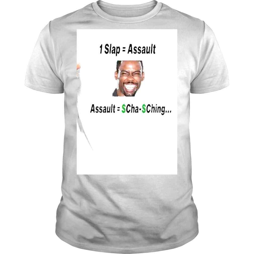 Will Smith Slap Rock 1 Slap Assult Assault Scha Sching shirt
