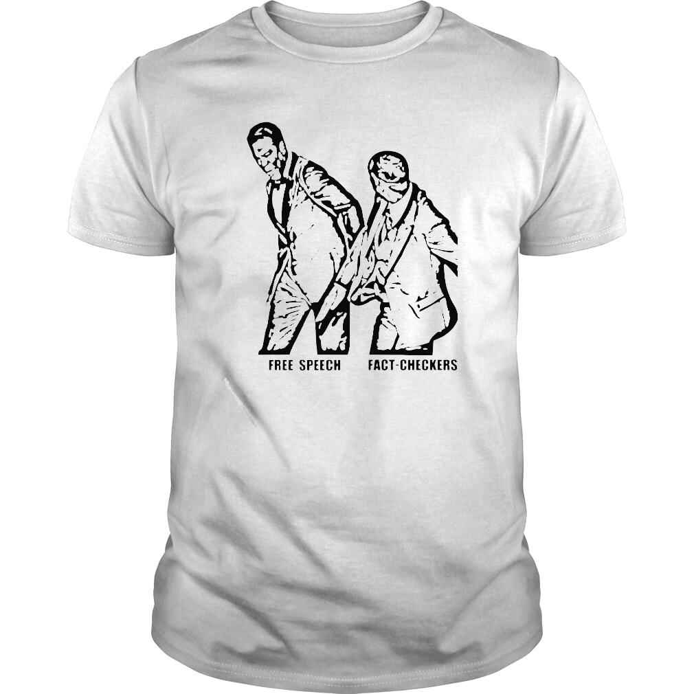 will Smith slapped Chris Rock free speech fact checkers shirt