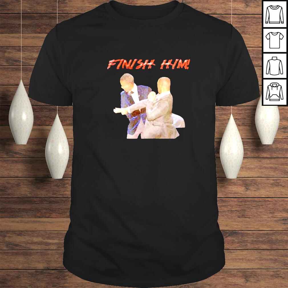 will Smith slaps Chris Rock Oscars 2022 finish him shirt