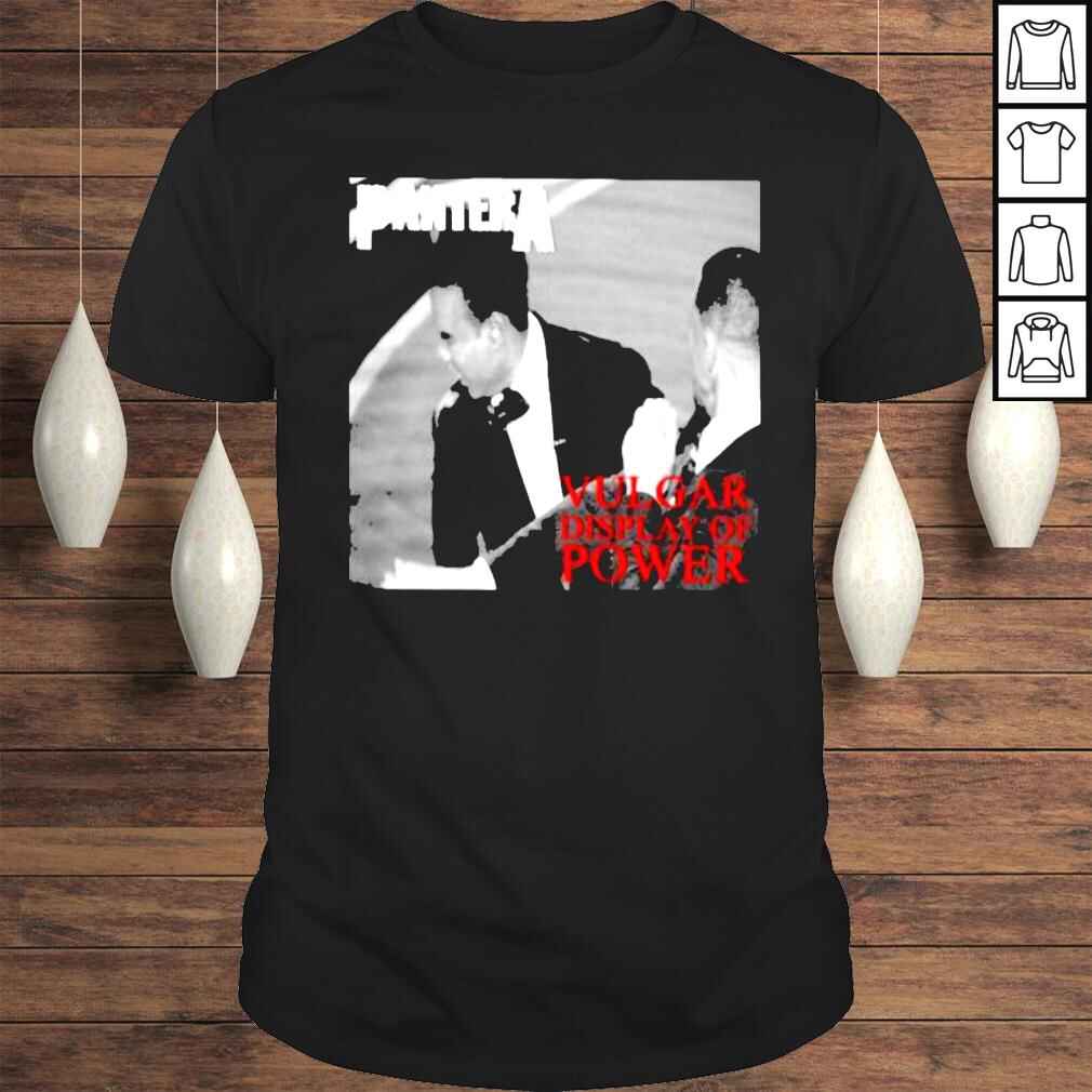 Will Smith Slaps Chris Rock Pantera Vulgar Display Of Power TShirt