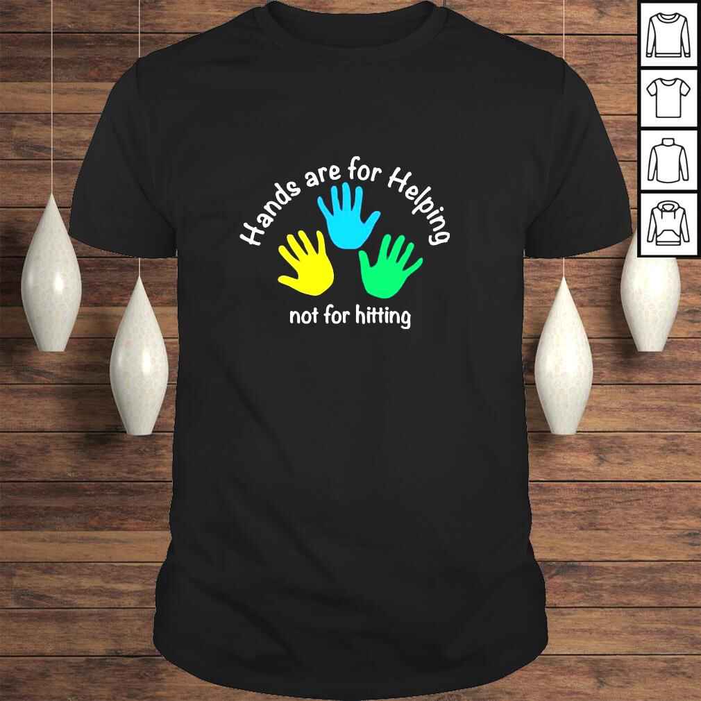 Zonta Club Hands Are For Helping Not Hitting Shirt