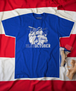 Blue October LA Baseball Shirts - Betts, Freeman, Kershaw