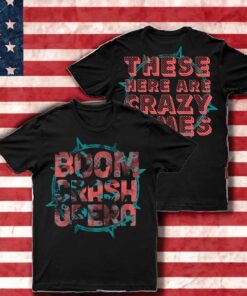 Boom Crash Opera Crazy Dots Black Shirts