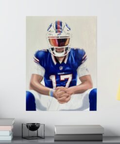 Buffalo Josh Allen Painting Poster