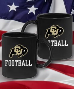 Colorado Buffaloes Football Icon Logo Mug Cups